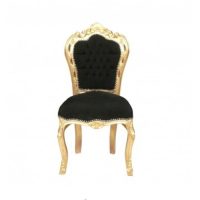 Baroque chair black and gold Ref CH007