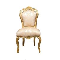Baroque chair with iris flower fabric Ref CH018